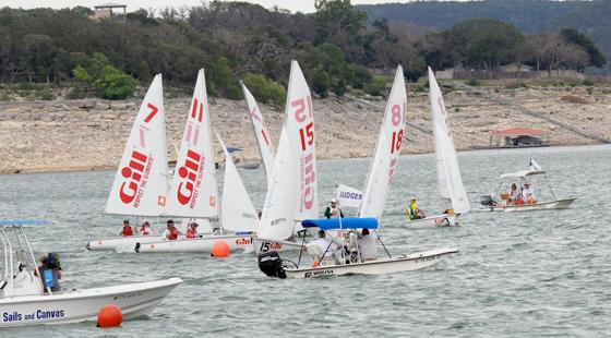 College Sailing in Austin, Texas, drought