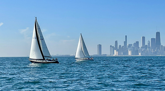 Sailboats in Chicago