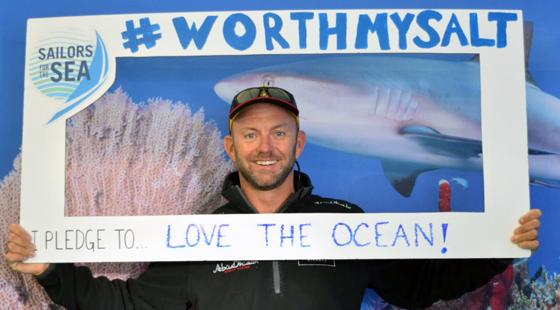 Ian Walker, winning skipper of the 2014-2015 Volvo Ocean Race pledges his support for the ocean.