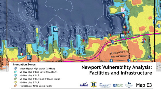 Downtown Newport Flood Map