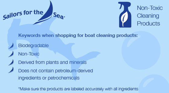Non toxic cleaning products for boats