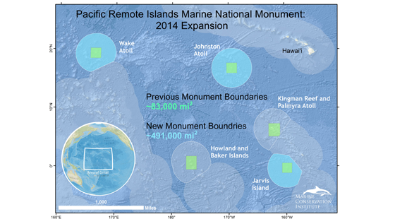 Pacific Remote Islands Marine National Monument expanded