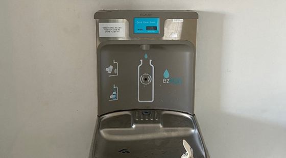 water bottle filling station