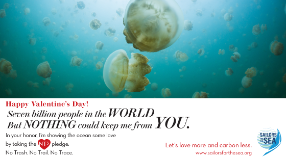 Valentine's Day e-card, jellyfish, people, world, you