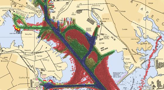 ARGUS data in Baltimore Harbor