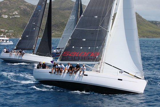 Salona sails upwind at Antigua Race Week